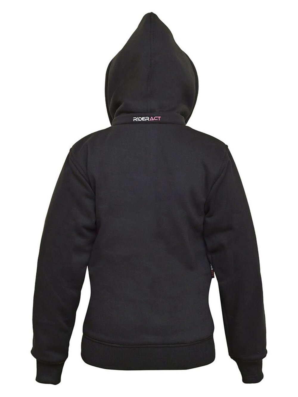 RIDERACT® Women's Motorcycle Hoodie Armored Fiber Lined Protective Riding Gear